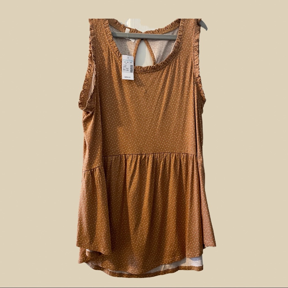 Maurices Burnt Yellow Tank Top